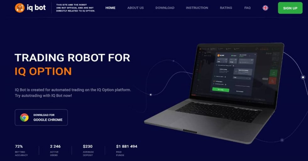 IQOption Robot - autotrading software system IQ-Bot