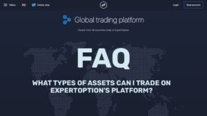 What types of assets can I trade on ExpertOption's platform? 1 Assets to trade on ExpertOption's platform?