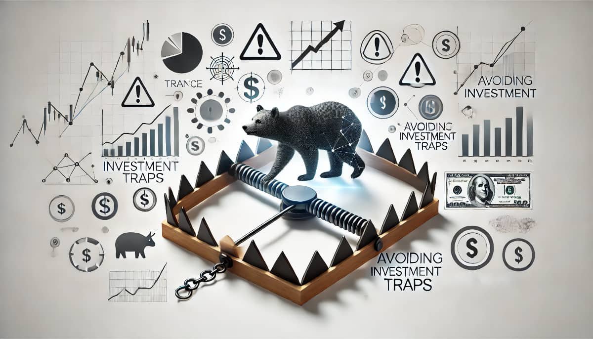 Avoid Investment Traps: A Comprehensive Guide 1 Avoiding investment traps-the image includes a bear trap with finance