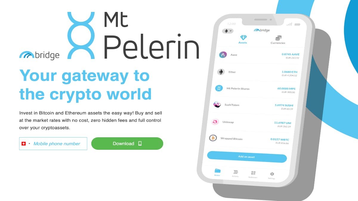 Mt Pelerin - examen de la plate-forme de blockchain de crypto-monnaie  suisse populaire