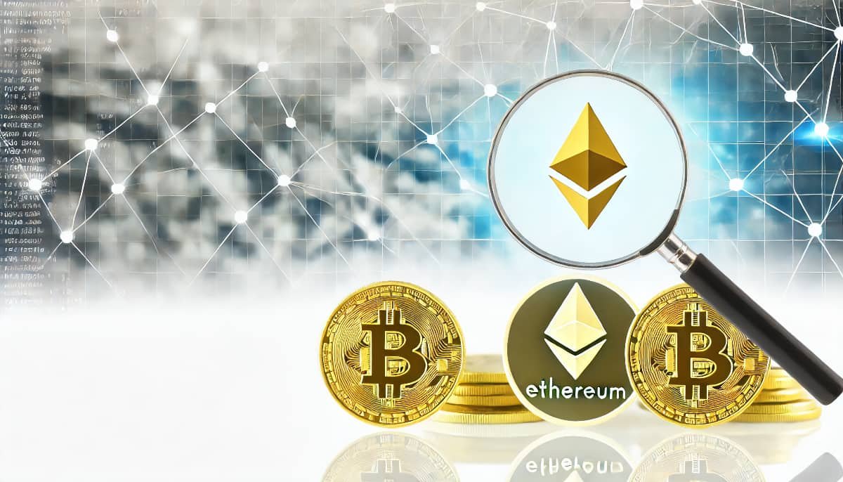 Is Cryptocurrency Traceable? Myths vs Facts 1 Traceability of cryptocurrency-The image includes a magnifying glass