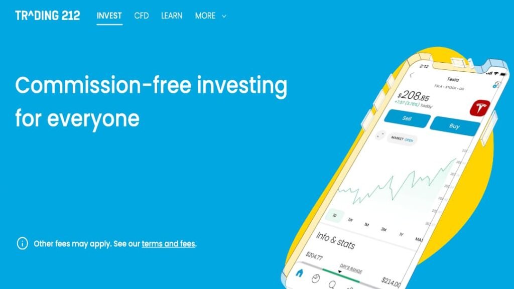 TRADING 212 Revisão do corretor - benefícios e opiniões 1 Negociação 212 corretor