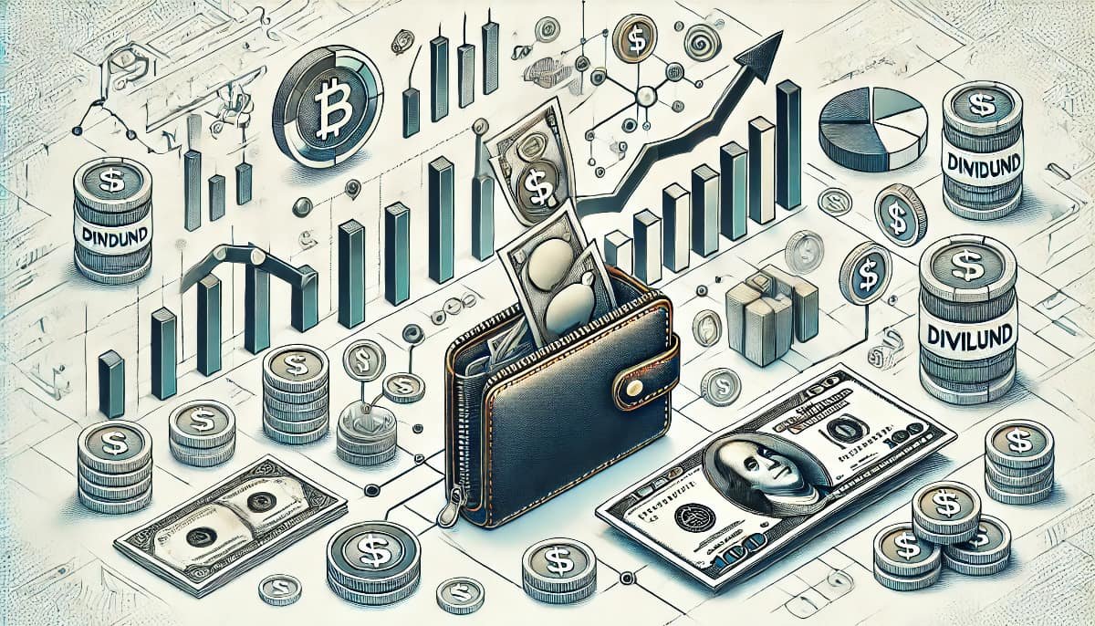 How Dividends Work on the Stock Market?: A Guide 1 dividends on the stock market. It features stock charts with dividend