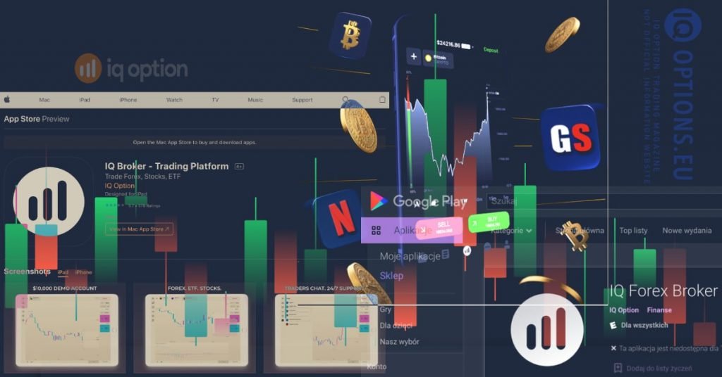 IQ Option application on Apple Store and Google Play Store 1 IQOption Broker download application on google store apple store