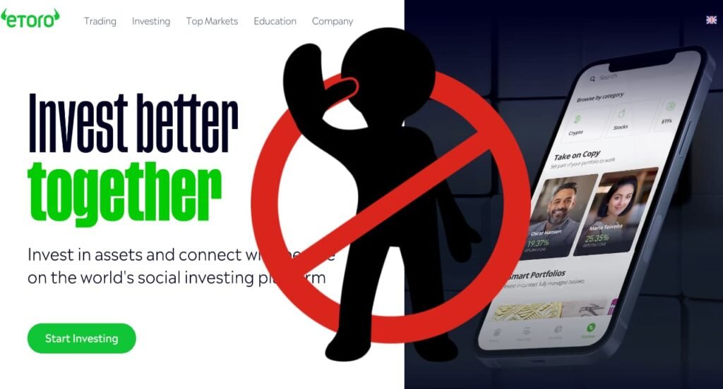 eToro prohibited countries 1 eToro prohibited countries stop sign