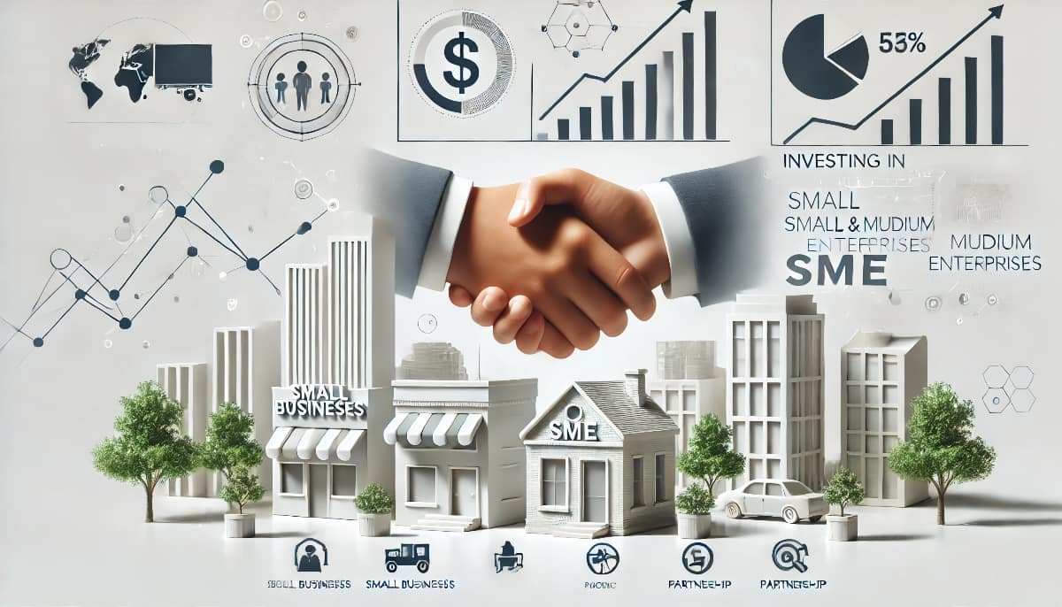 Investing in Small and Medium Enterprises (SME) 1 investing in small and medium enterprises. It features growth charts