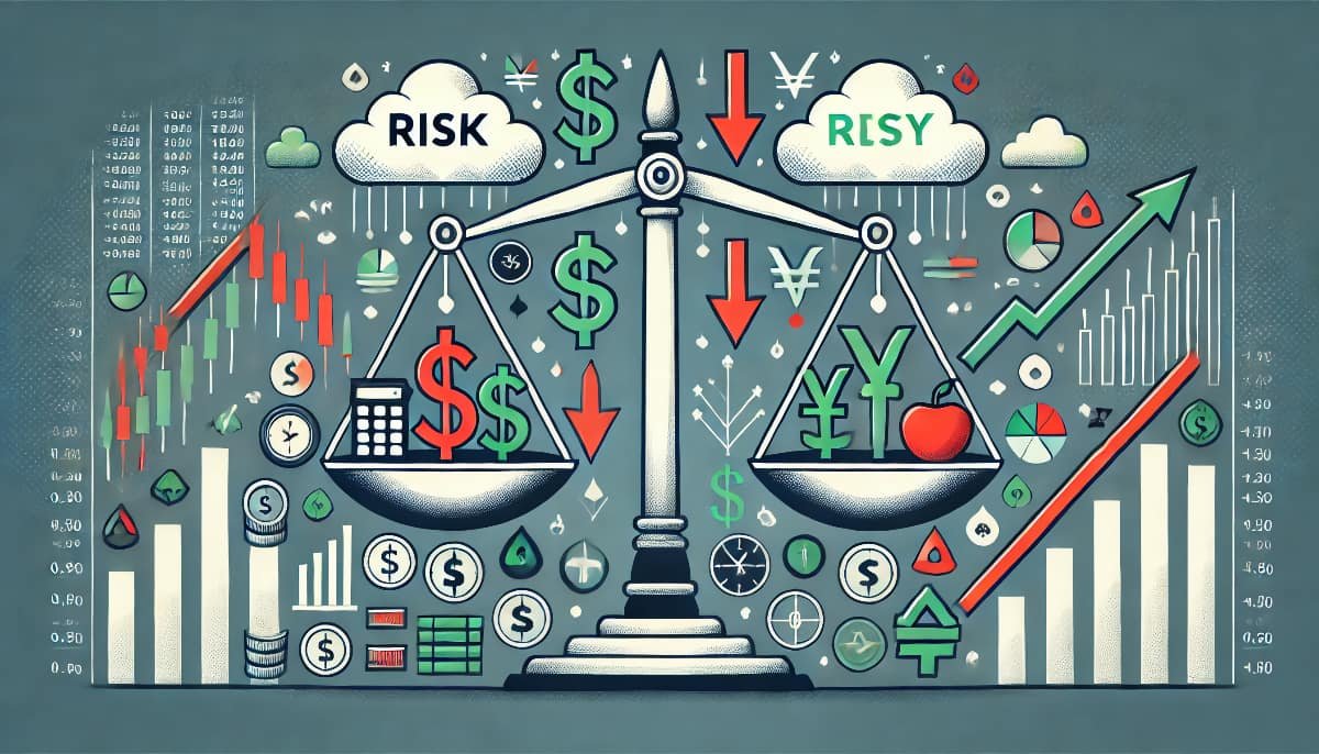 Top Strategies for Managing Investment Risk 1 management of investment risk - a balance scale with different financial elements on each side