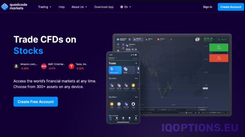 Quadcode Markets Review: In-Depth Analysis of an Emerging Broker 1 quadcode markets review